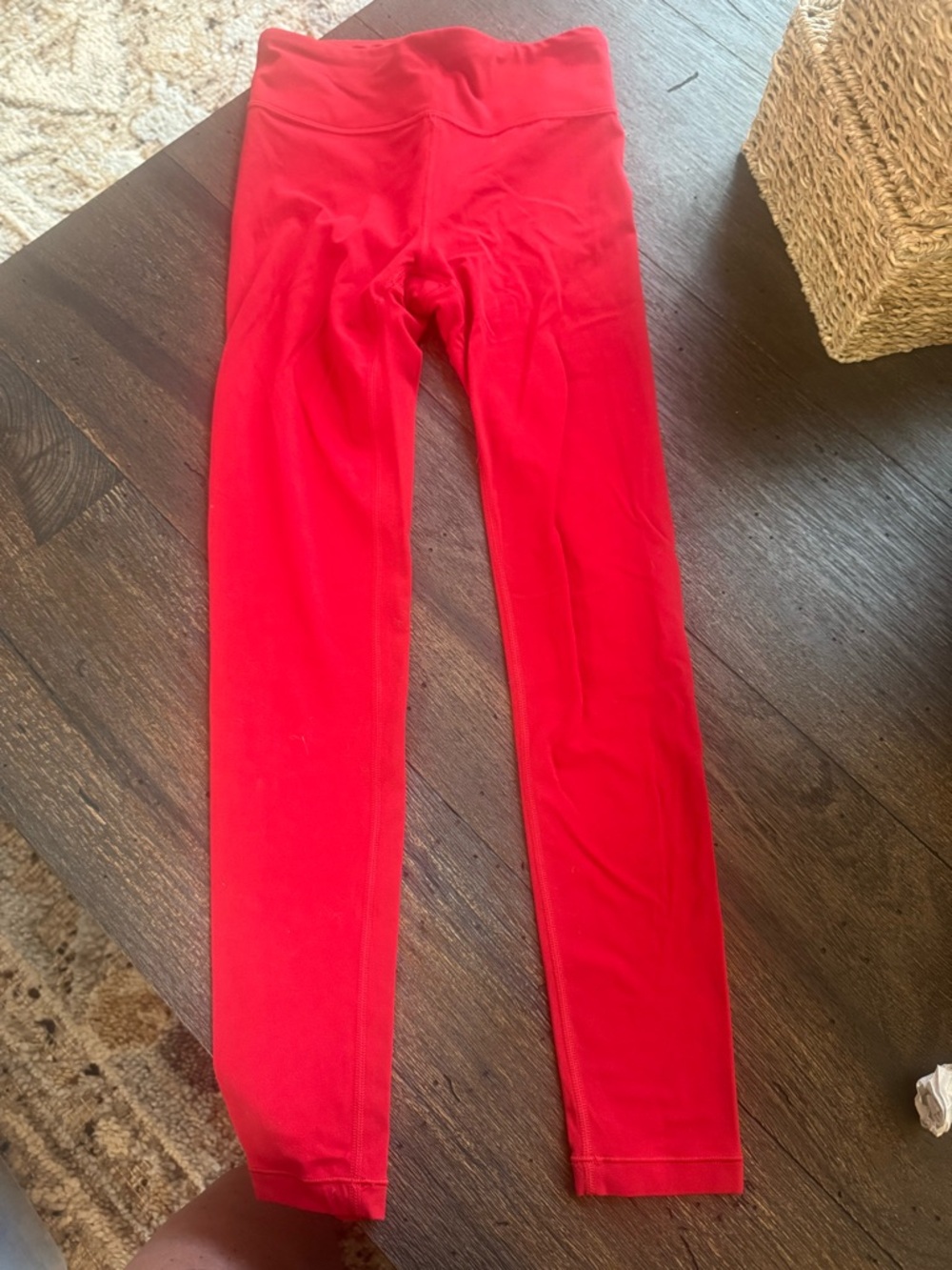 Athleta Girl Red High-Rise Leggings